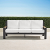 Frontgate Calhoun Sofa With Cushions In Aluminum