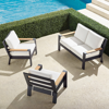 Frontgate Calhoun 3-pc. Loveseat Set In Aluminum