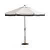 Frontgate 9 Ft. Round Contrast Border Umbrella