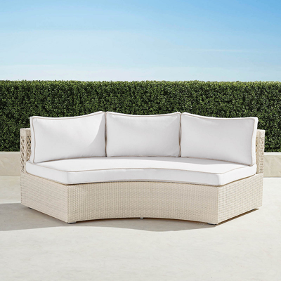 Frontgate Pasadena Ii Modular Sofa In Ivory Finish