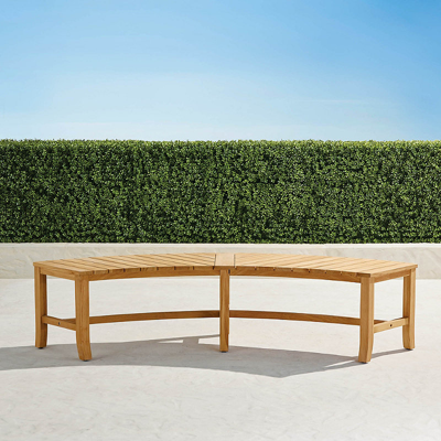 Frontgate Marimont Dining Bench Natural