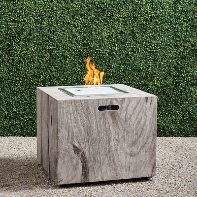 Frontgate Bryndle Root Square Fire Table