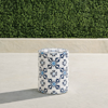 Frontgate Luisa Handpainted Accent Stool