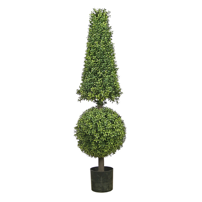 Frontgate Outdoor Boxwood Ball Cone Topiary | ModeSens