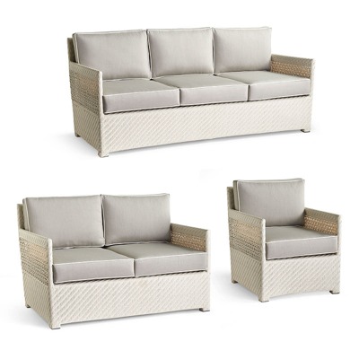 Frontgate Cadence Tailored Furniture Covers In Sand