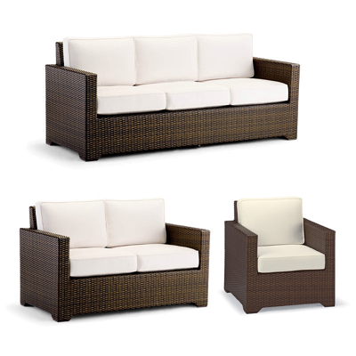 Frontgate Small Palermo Tailored Furniture Covers In Gray