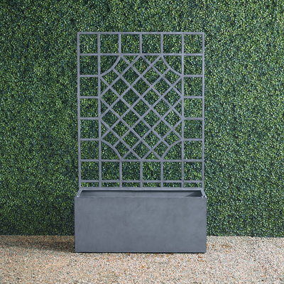 Frontgate Set Of 4 Alix Trough With Trellis Collection