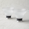 FRONTGATE SET OF 2 FREEZE COOLING MARGARITA GLASSES