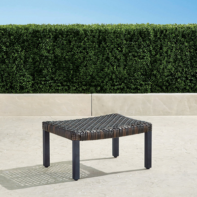 Frontgate Isola Aluminum Ottoman
