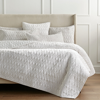 Frontgate Marquette Velvet Bedding In Dusty Blue