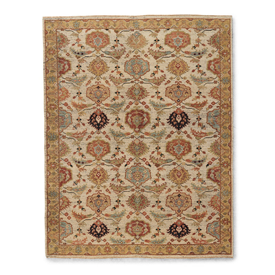 Frontgate Lisbon Hand-knotted Wool Area Rug