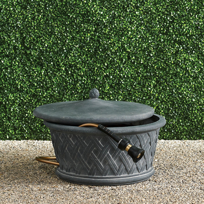 Frontgate Basketweave Hose Pot