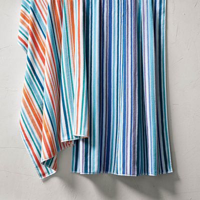 Frontgate Laguna Stripe Beach Towel In Bermuda