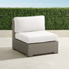 Frontgate Set Of 2 Palermo Center Chair With Cushions In Dove Finish
