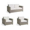 Frontgate Palermo 3-pc. Loveseat Set In Dove Finish