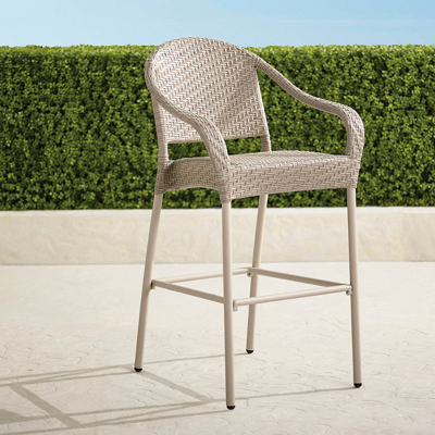 Frontgate Set Of 2 Cafe Bar Stools In White