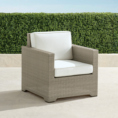 Frontgate Small Palermo Lounge Chair In Dove Finish