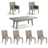 Frontgate Palermo 7-pc. Rectangle Dining Set In Dove Finish
