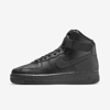 Nike Air Force 1 Hi "triple Black" Sneakers In Black