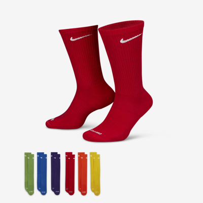 NIKE MEN'S EVERYDAY PLUS CUSHIONED TRAINING CREW SOCKS (6 PAIRS),13798389