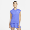 Nike Court Victory Women's Tennis Polo In Sapphire,white