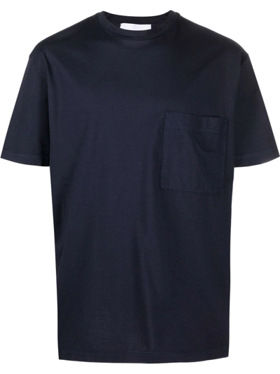 Costumein Cotton Short-sleeve T-shirt In Blau