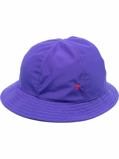 Stone Island Marina Recycled Gore-tex Bucket Hat In Bright Blue