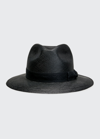 Stefano Ricci Men's Panama Hat In White Brown