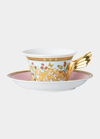 VERSACE BUTTERFLY GARDEN TEA CUP & SAUCER