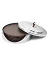 Georg Jensen Manhattan 4-piece Leather Coaster Set