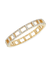 ZYDO STRETCH 18K YELLOW GOLD & DIAMOND OPENWORK BRACELET