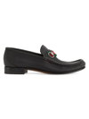 GUCCI MEN'S WISLET HORSEBIT LEATHER MOCCASINS