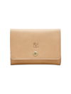 Il Bisonte Leather Snap Wallet In Naturale