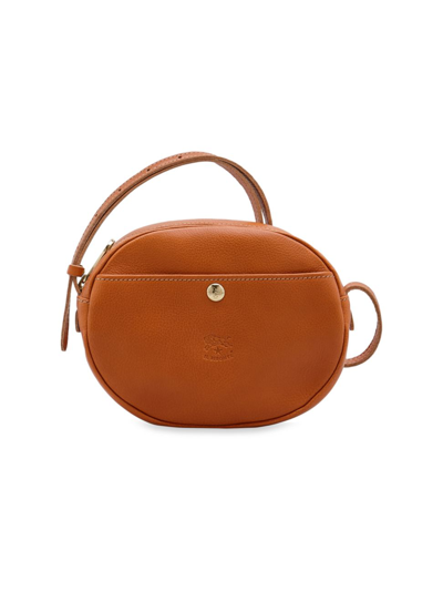 Il Bisonte Women's Leather Crossbody Bag In Caramelca