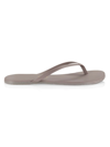 Tkees Solids Leather Flip Flops In Tan