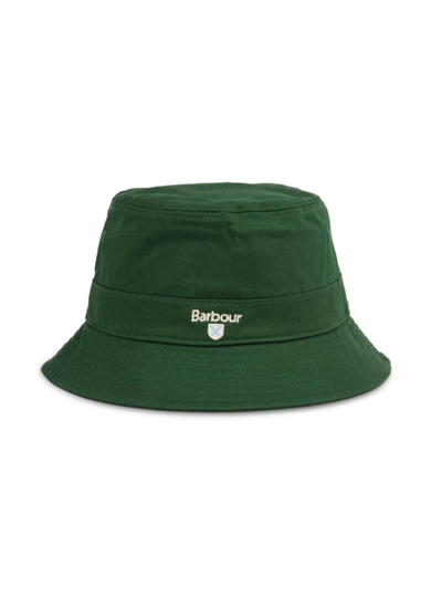 Barbour Men's Cascade Logo Bucket Hat In Racing Green