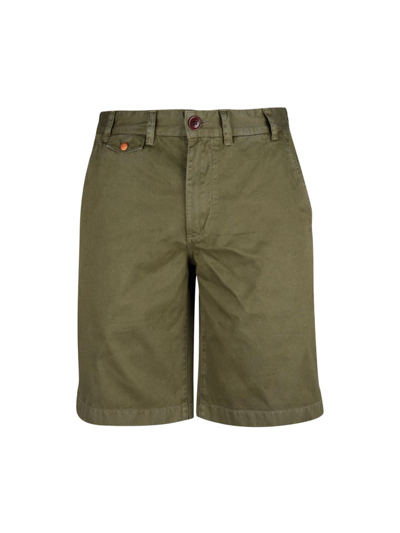 Barbour Neuston Twill Shorts Sunbleach Olive - Atterley In Green