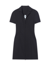 Jacquemus La Robe Tangelo Stretch Wool Mini Dress In Black