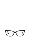 Dolce & Gabbana 56mm Rectangular Optical Glasses In Black