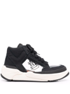 Converse Black Joshua Vides Edition Weapon Cx High Top Sneakers In Blau