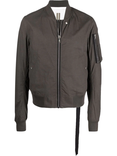 Rick Owens Drkshdw Flight Bomber Dark Dust In Brown