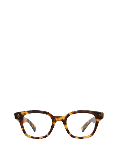 Garrett Leight Carlton Bio Spotted Tortoise Glasses