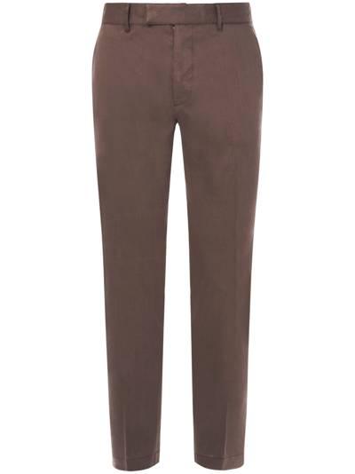 Grifoni Trousers In Brown