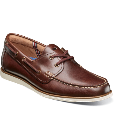 FLORSHEIM MEN'S ATLANTIC MOCCASIN TOE BOAT SHOES