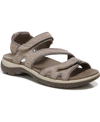Dr. Scholl's Women's Adelle 4 Ankle Strap Sandals Women's Shoes In Taupe Suede