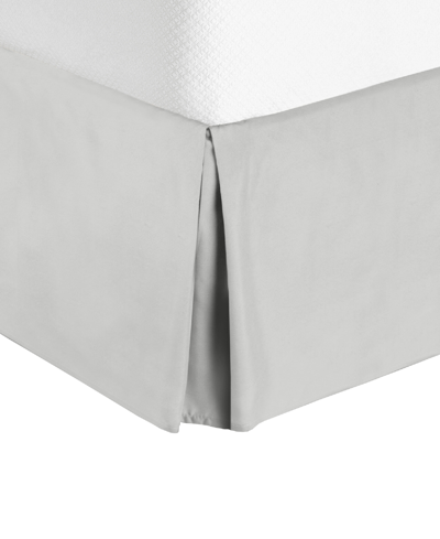 Nestl Bedding Premium 14" Tailored Drop Bedskirt, California King In Light Gray