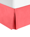 Nestl Bedding Bedding 14" Tailored Drop Premium Bedskirt, Twin In Coral Pink