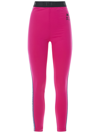 Etro Leggings With Logo In Pink
