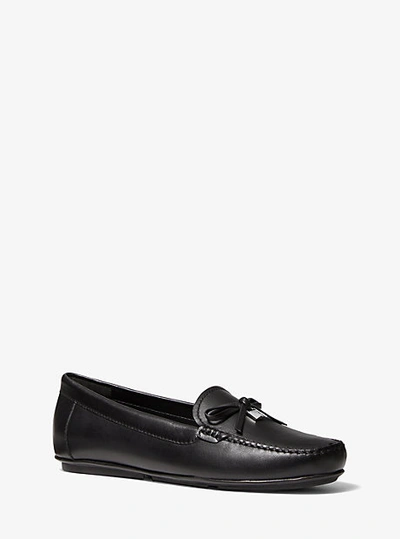 Michael Kors Juliette Leather Loafer In Black