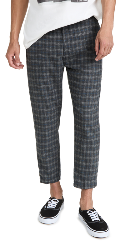 Banks Journal Downtown Check Pants In Black